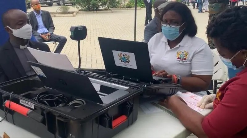 Voter registration in Ghana 2020