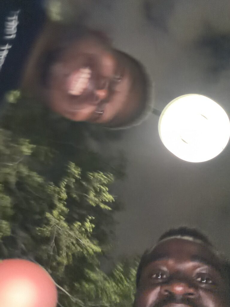 me and friend in NYC