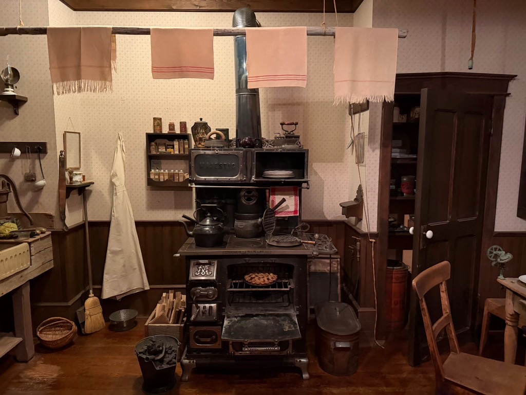 old recreation of kitchen
