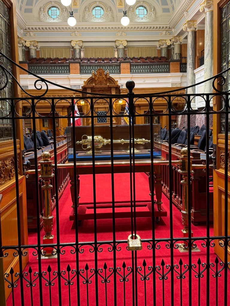 inside the legislative chamber