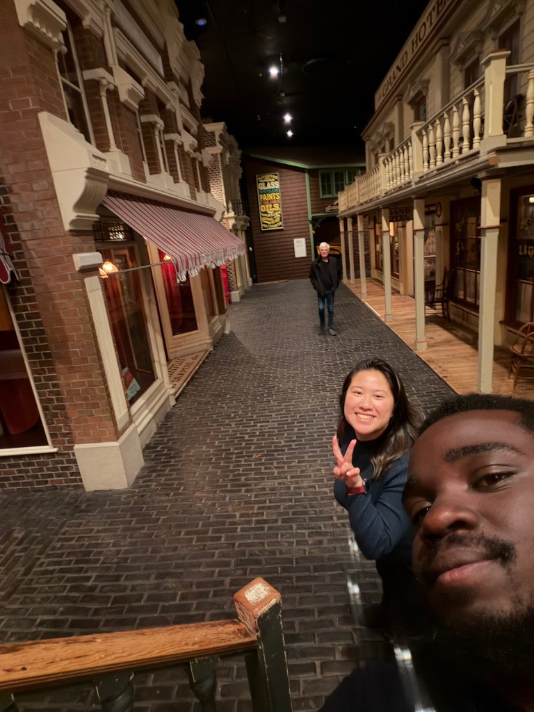 me and friend selfie