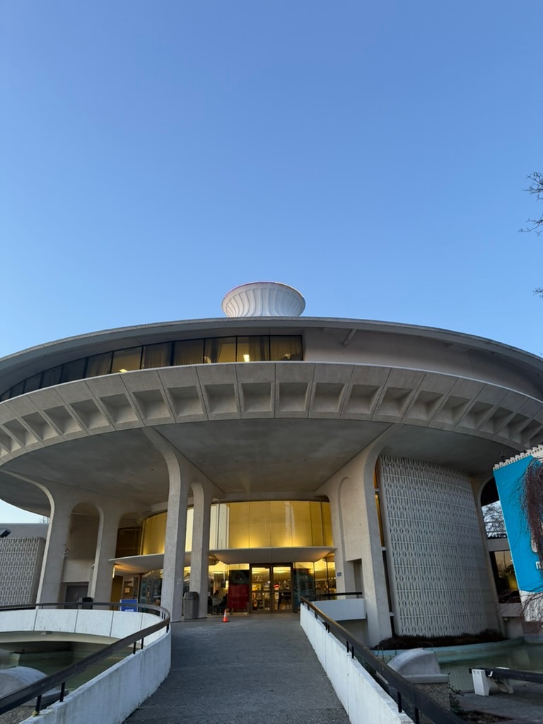 outside H.R. MacMillan Space Centre