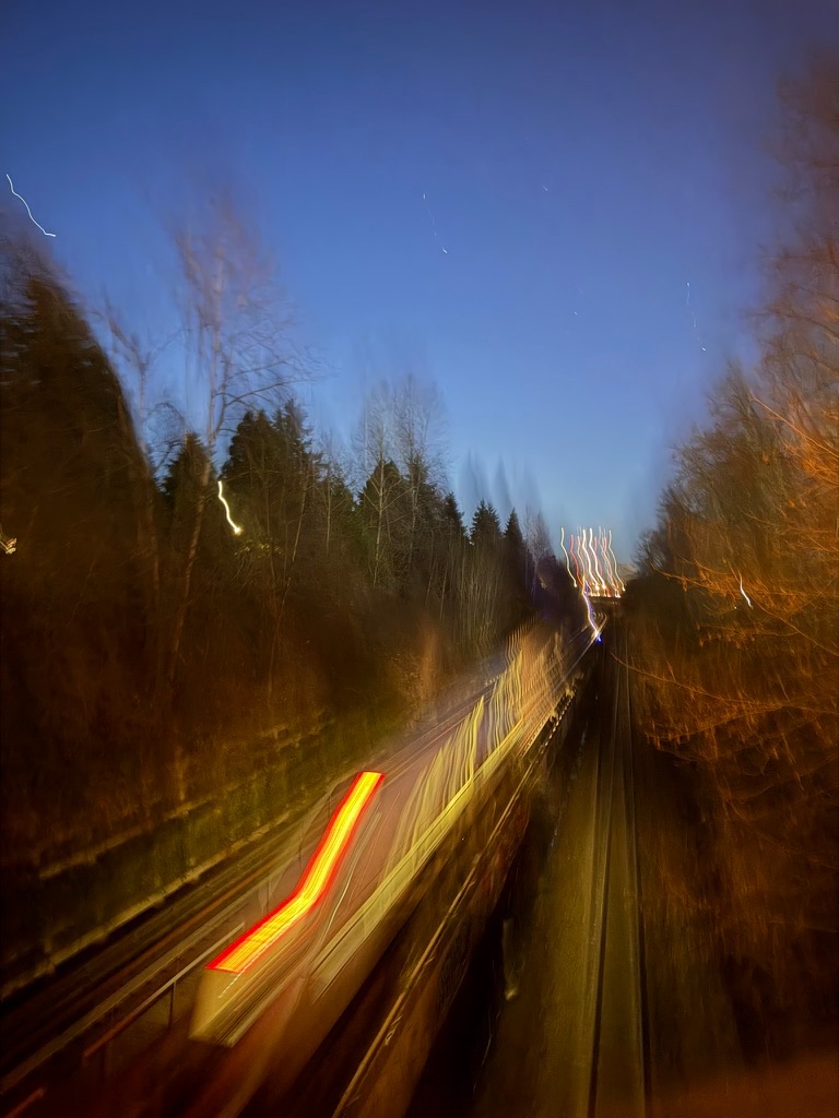 in a parallel universe, I'd be on this very train