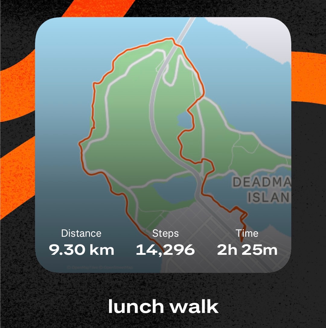 strava map of the beaver lake walk