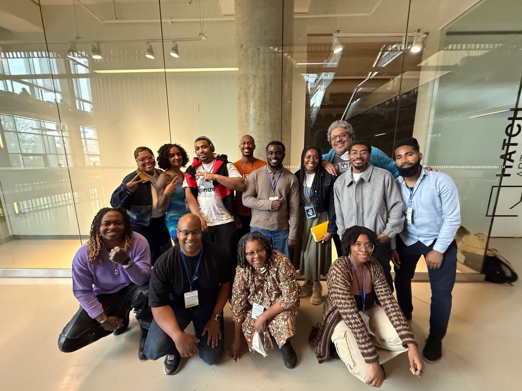 BlackSky with other black folks at the conf