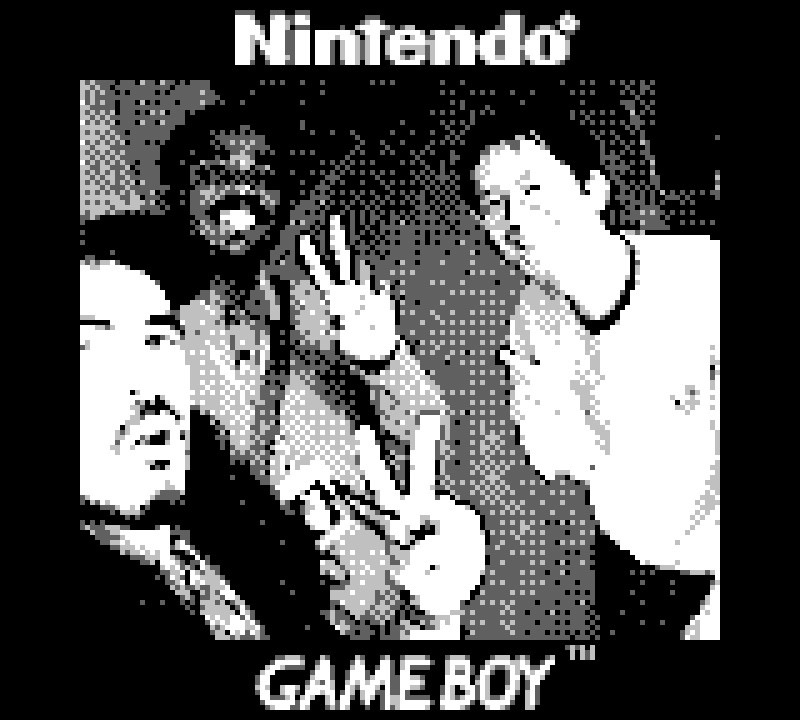 someone with a Gameboy camera