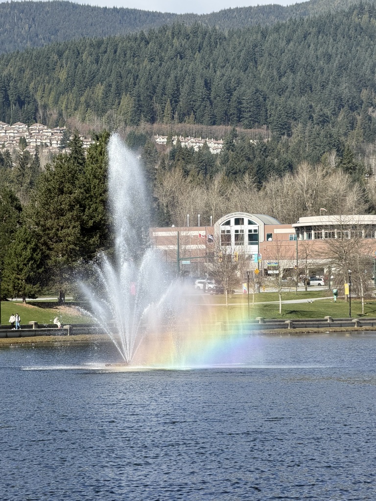 walking around Lake Lafarge