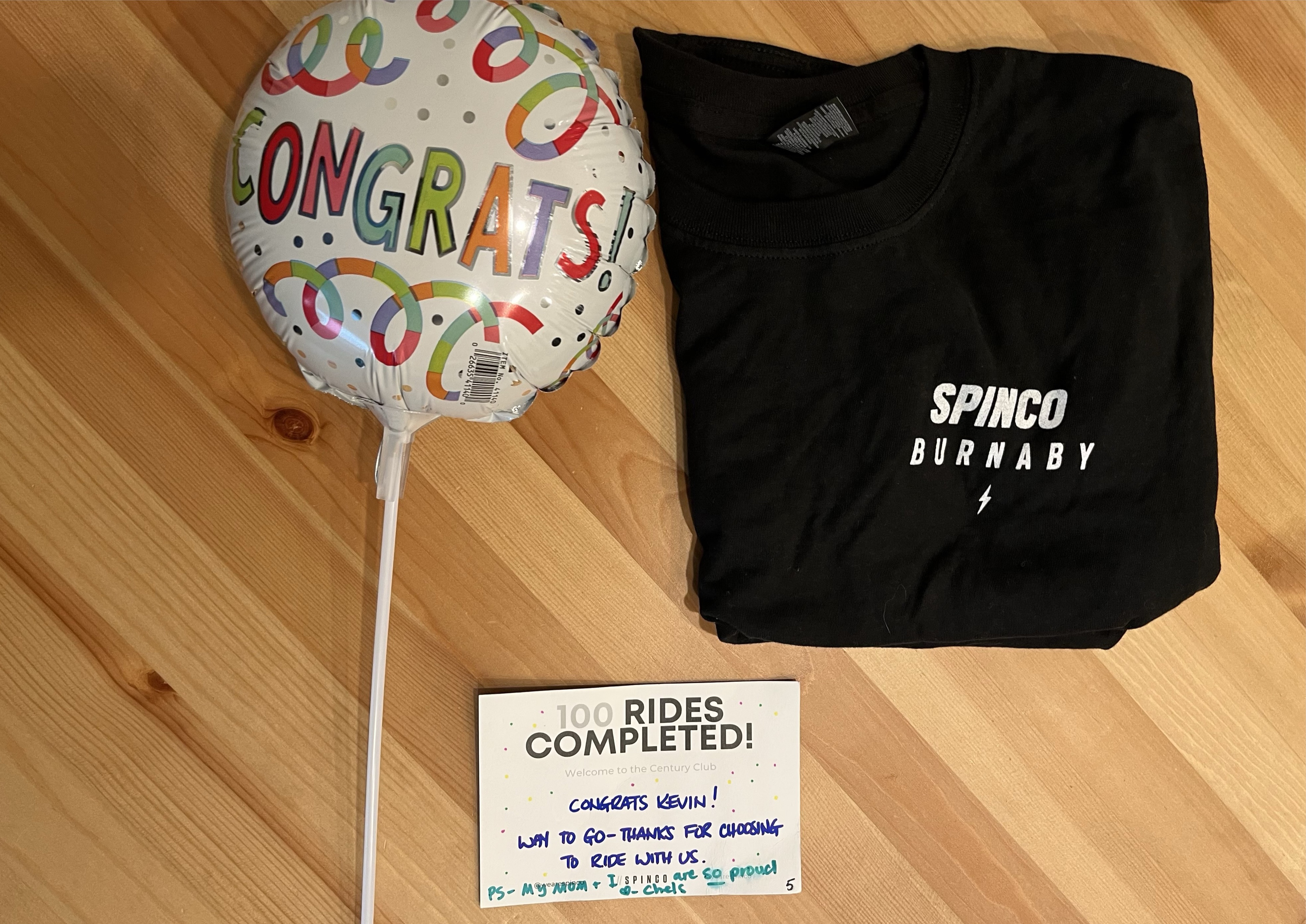 Gift after 100 rides