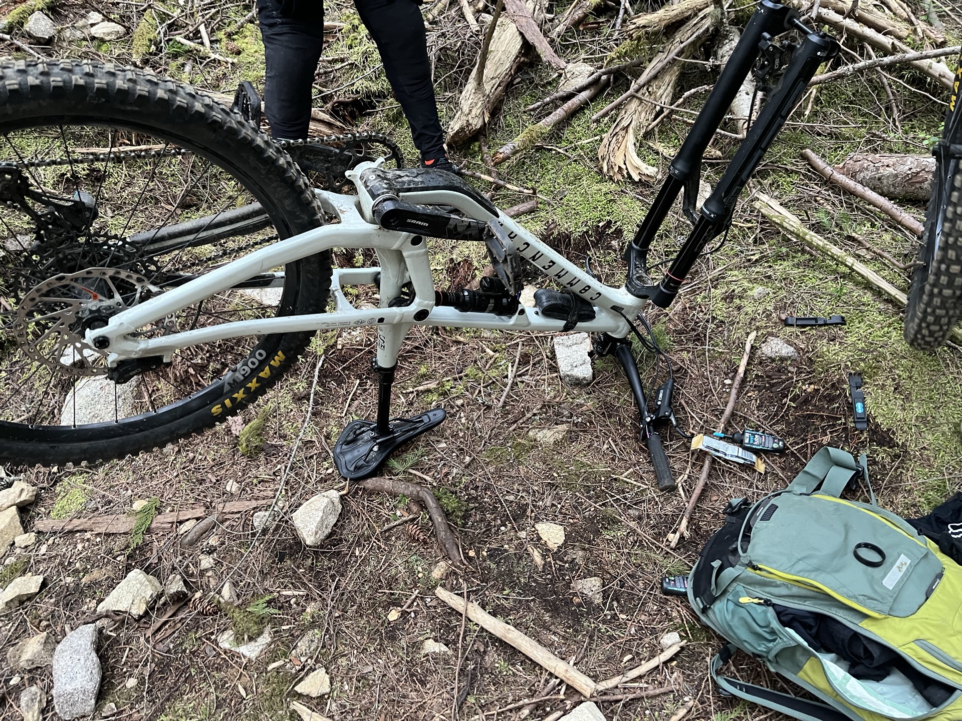 The scene of the incident continued