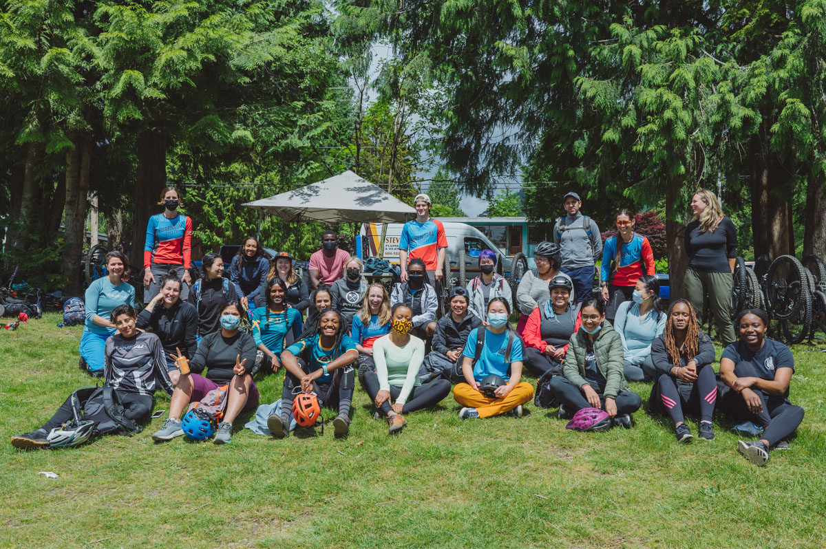 After the Colour the Trails' Intro to MTB event