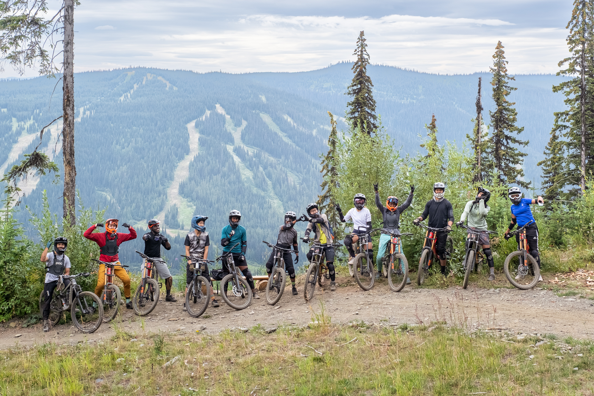 Community ride at Sun Peaks Bike Park