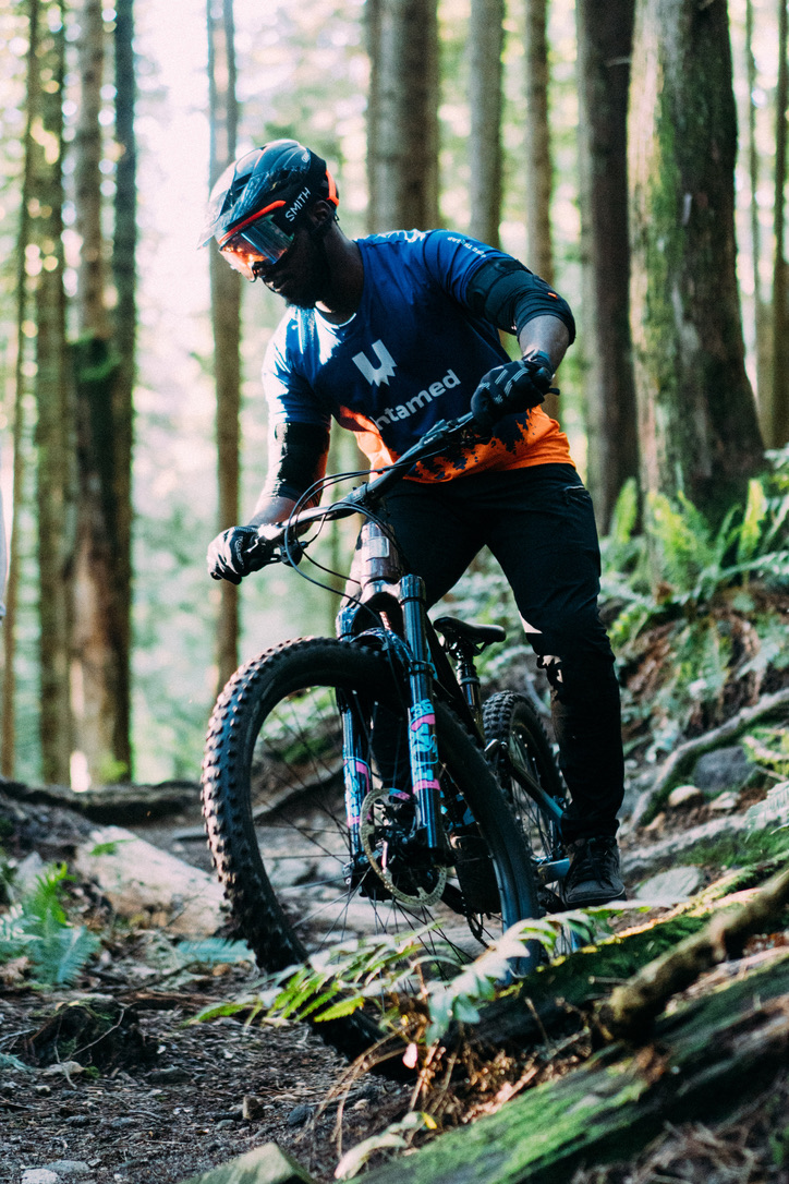 Dale's trail action shot