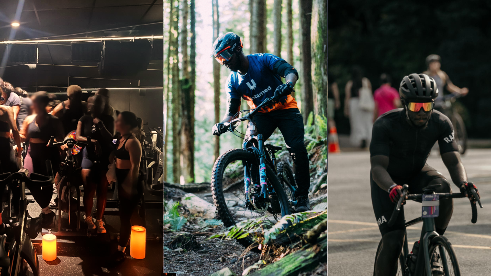 pics from the various cycling training arcs