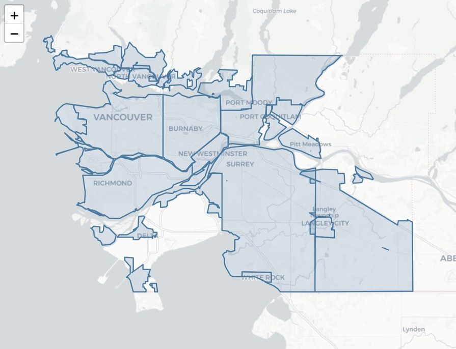 Neighbourhoods recognised by Gogomi