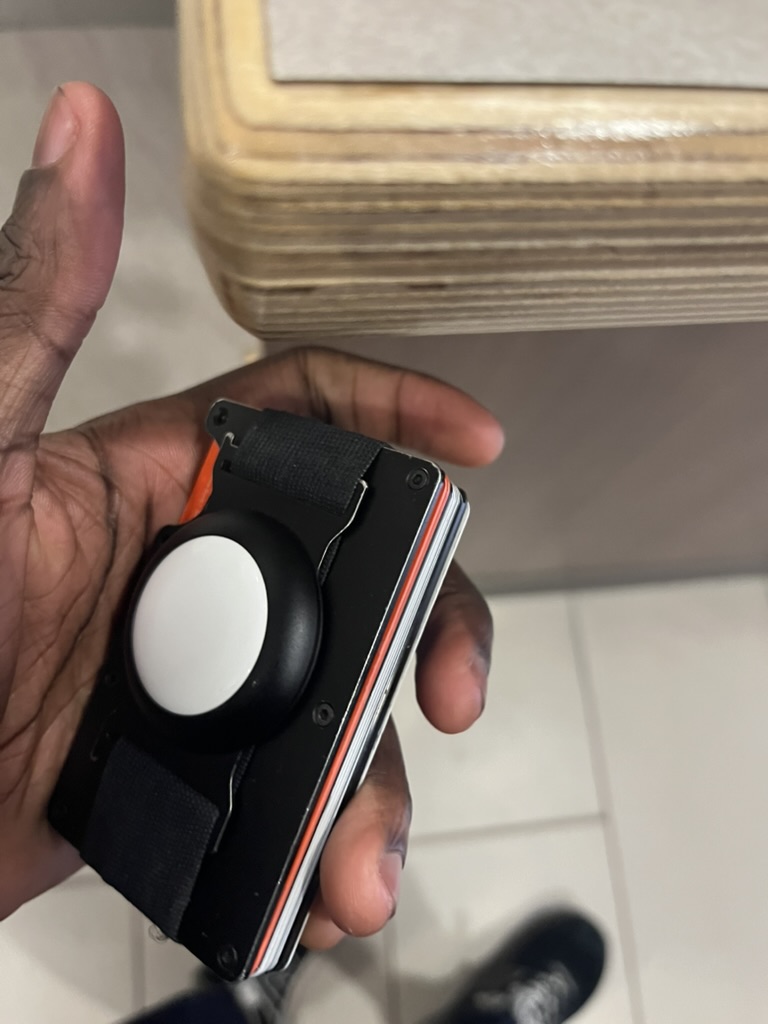 Close up of the recovered wallet