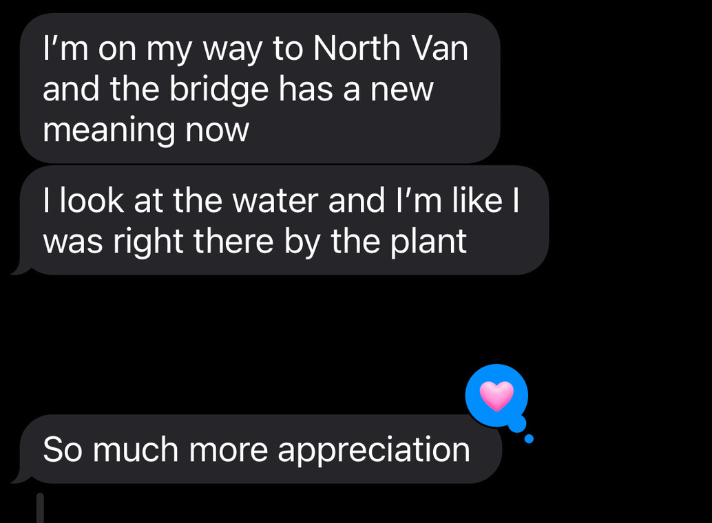 Jo's message about the walk